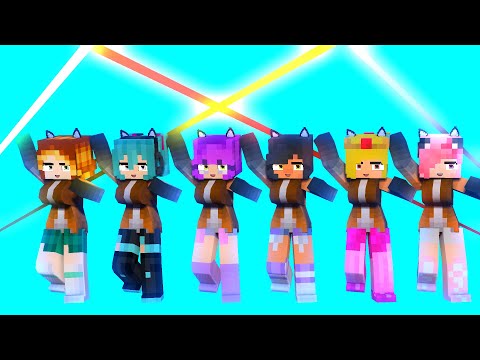 me too first meet poi poi fox aphmau friends and family - minecraft animation #shorts