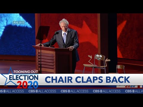 Great Moments in Convention History: the chair from Clint Eastwood's 2012 RNC speech claps back