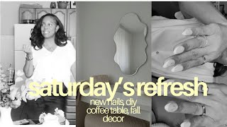 Weekend Vlog | New Fall Decor Colors, DIY My Nails, Shopping in Philly and Cooking Oxtails