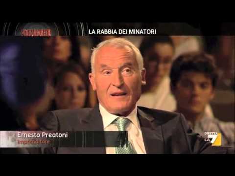 Intervento di Ernesto Preatoni a Piazzapulita 30-08-12