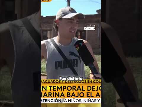 Tormenta salvaje  ¿Fue un tornado en Colonia Marina?