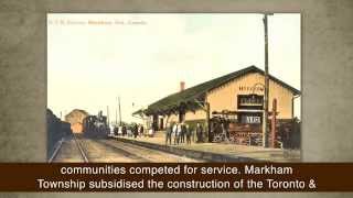 preview picture of video '14. The Railway in Markham - Markham Village Heritage Tours'