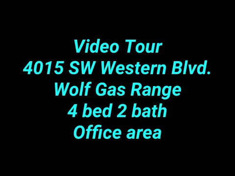 Single Level 4 bed 2 bath home with Office property video