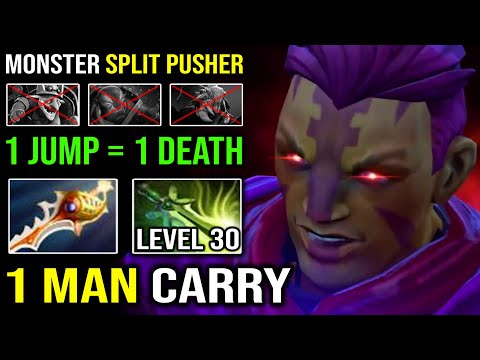 1 MAN RAMBO Solo Carry Level 30 Rapier Anti Mage Burn Everything to the Ground with 1000 GPM Dota 2