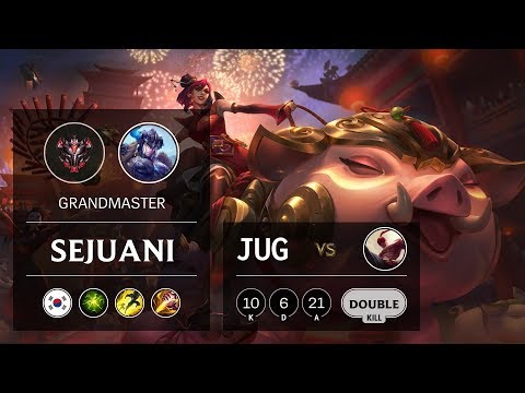 Sejuani Jungle vs Lee Sin - KR Grandmaster Patch 9.11