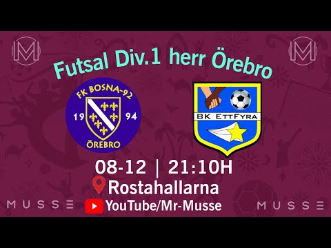 FK Bosna 92 Örebro & BK Ett Fyra | Futsal Div.1 Herr | Sweden, Örebro | 08-12-2025 | 3-3