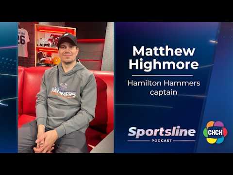 Sportsline: Captain Matthew Highmore on Hamilton Hammers' relocation, pro hockey pride