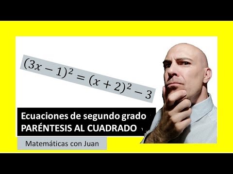 ▷ Ecuaciones de segundo grado CON PARÉNTESIS AL CUADRADO. Ejercicio resuelto