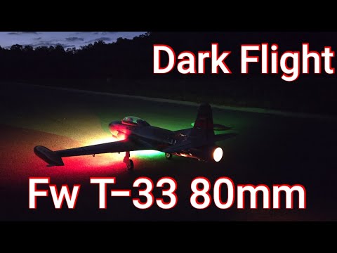 Smokey Mountain RC reewing T-33 80mm - Tail Flame. #rchobby #rcflying  #rcpilot ##rcjet