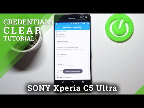 How to Clear Credentials in SONY Xperia C5 Ultra – Remove Licenses