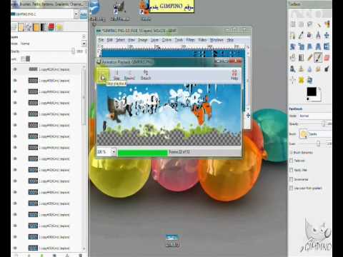 Melting image animation