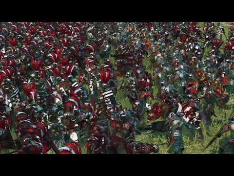 Empire units & Reiksguard Halberdier Knights VS The Lost and The Damned - Mod-Total War: Warhammer 2
