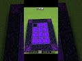 Fallen Portal Minecraft Build Hack #shorts