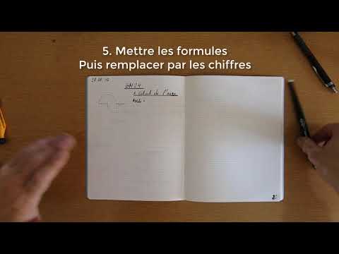 Math - Présentation cahier
