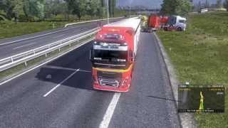 preview picture of video 'Journey along Voz Team from Frankfurt to Birmingham ETS2 - Euro Truck Simulator 2'