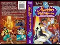 Opening Closing To Aladdin And The King Of Theves 1996 VHS