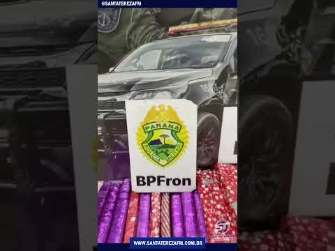 277 kg de maconha são apreendidos e dois homens são presos em ação conjunta em Vera Cruz do Oeste