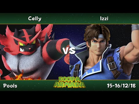 Koopa Armada - Celly (Incineroar) Vs. Izzy (Richter) - SSBU Pools