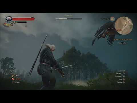 The Witcher 3 PS5 - How to KILL A GRIFFIN EASILY on hard