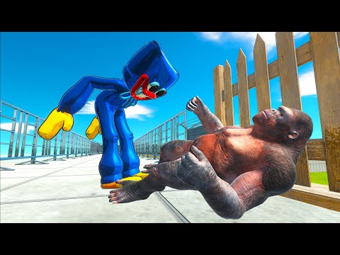 Huggy Wuggy Death Run | Animal Revolt Battle Simulator