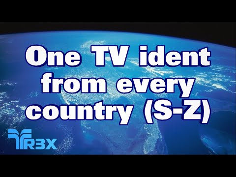 One TV Ident from Every Country (S-Z)