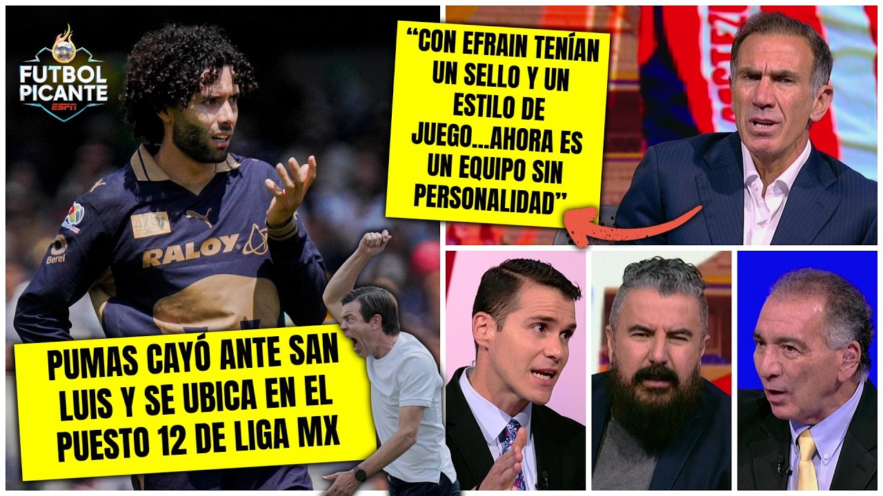 PUMAS no LEVANTA y PACO GABRIEL le da con TODO a SOLARI: No  saben a lo que JUEGAN | Futbol Picante