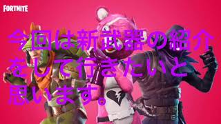[フォートナイト]新武器紹介・     ・    ・