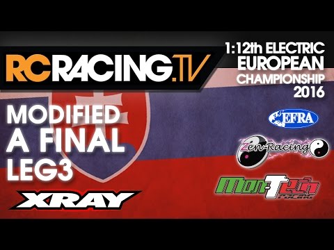 EFRA 1/12th Track Euros 2016 - Modified A3 Final