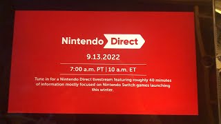 REACTING TO NINTENDO DIRECT 9/12/22!!!