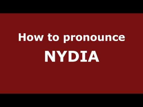 How to Pronounce NYDIA in Spanish - PronounceNames.com