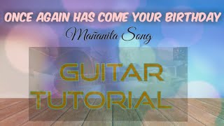 Once Again Has Come Your Birthday - Guitar Chords with Lyrics