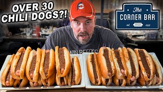 Eating as Many Hot Dogs as Possible for Rockford Corner Bar’s Famous Chili Dog Challenge!!