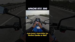 Tvs Apache RTX 300 BTO Cruise Control and Quickshifter Test