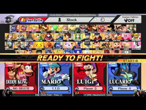 EXP 2015 --- SM4SH: EGE  Chrim Foish + Poke vs EMG  Blacktwins13 + Astro