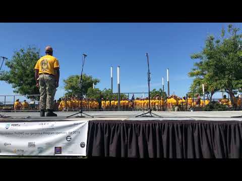 USS Theodore Roosevelt FY20 CPO pride day large sea command cadence contest champions