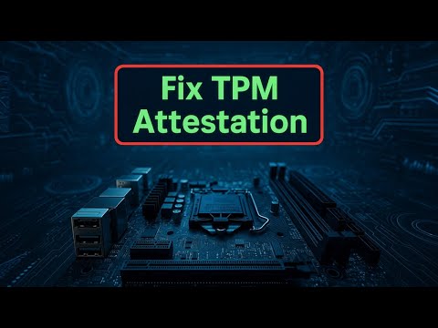 BIOS Firmware Update On AMD Motherboards for fTPM To Fix TPM Attestation Failure