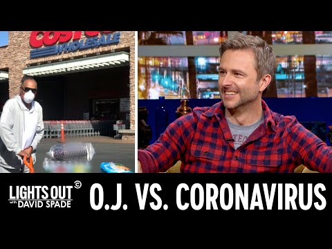 O.J. Simpson Prepares for Coronavirus at Costco (feat. Chris Hardwick) - Lights Out with David Spade