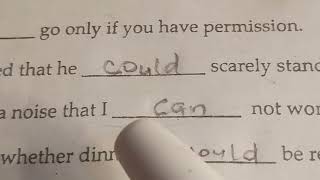 STATING THE CORRECT (AUXILIARY VERBS) IN THE BLANKS, IN THE SENTENCES; ENGLISH.