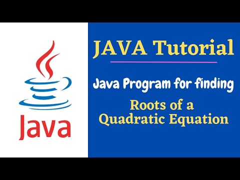 Java Code Quadratic Formula