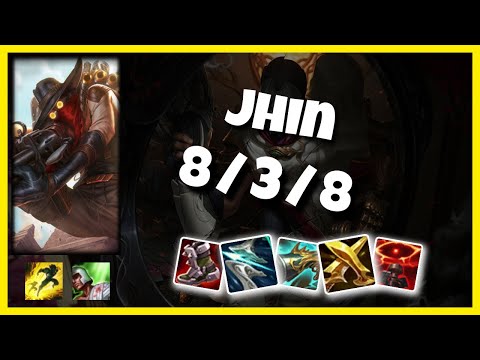 Jhin vs Miss Fortune EU Challenger BOT (8/3/8) - v10.25