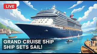 LIVE: The Moment the Cruise Ship Leaves Port – Caribbean Dream Starts HERE (part 2)