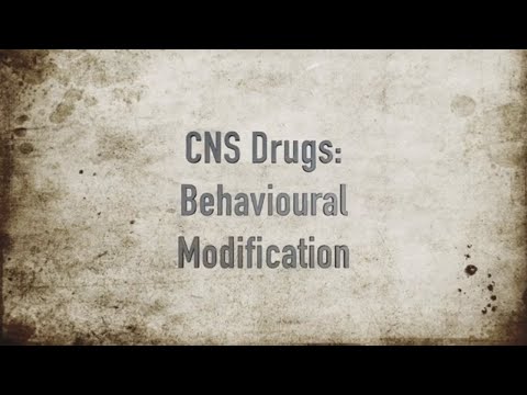 CNS Drugs: Behaviour Modification (VETERINARY TECHNICIAN EDUCATION)