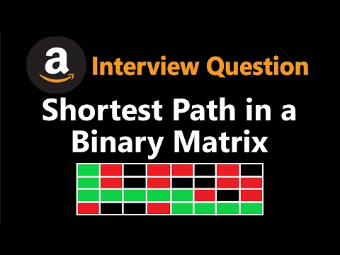 Shortest Path in a Binary Matrix - Leetcode 1091 - Python
