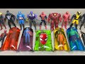 AVENGERS TOYS 617 Action Figures Unboxing Cheap Price Spiderman Ironman Hulk Thor Toys