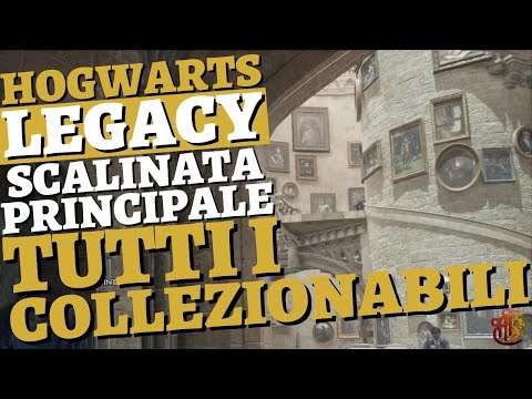 All Collectibles MAIN STAIRCASE HOGWARTS LEGACY GUIDE ITA