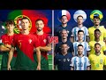 Ronaldo Bruno Fernandes Joao Felix 🆚 France Argentina Brazil (Messi, Neymar, Mbappe)💪⚽🔥
