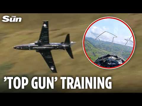 Flying at 500mph just 250ft off the Ground - RAF Valley Pilots train like 'Top Gun'