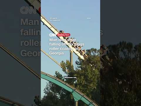 Man dies after falling off Six Flags roller coaster in Georgia