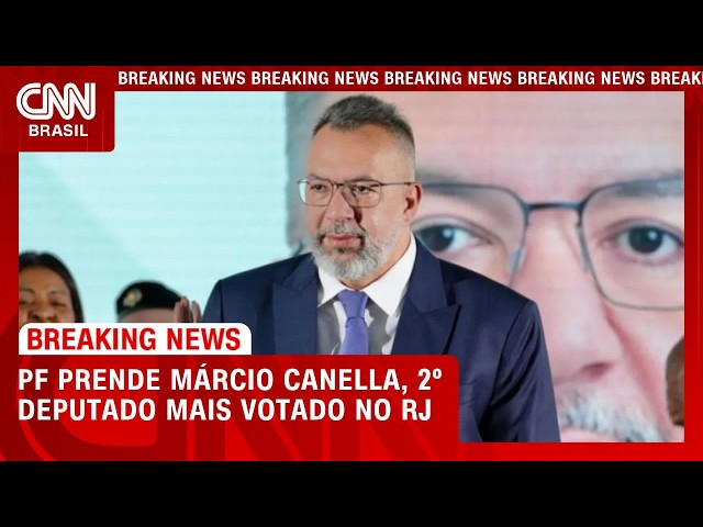Márcio Canella, 2º deputado mais votado no RJ, é preso pela PF | CNN NOVO DIA