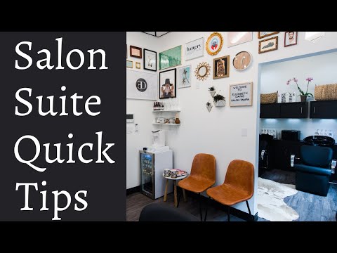 Salon Suite Decor and Setup Tips! Ways to Use Your...